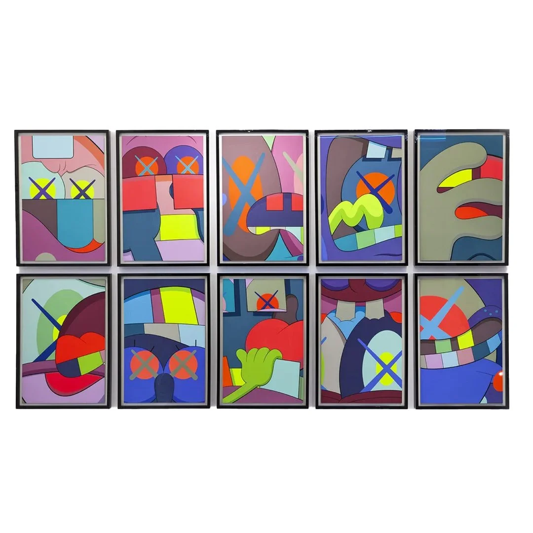 KAWS Ups and Downs Artwork Print — Ze Art Co